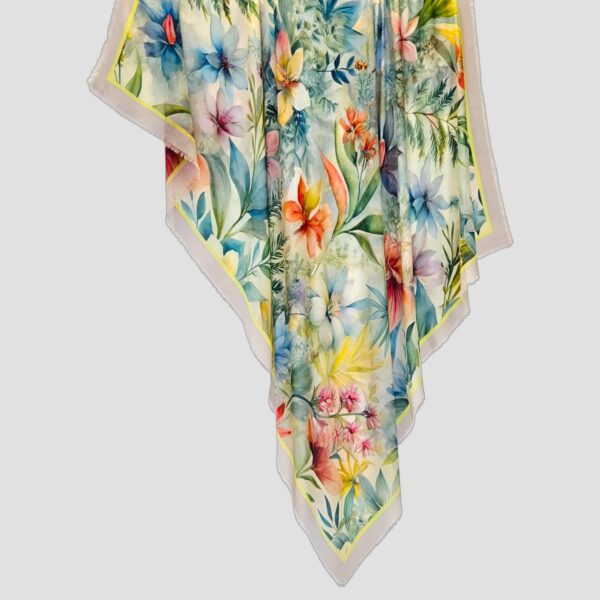 SCIARPA DIAMANTE "FUGA AI TROPICI"