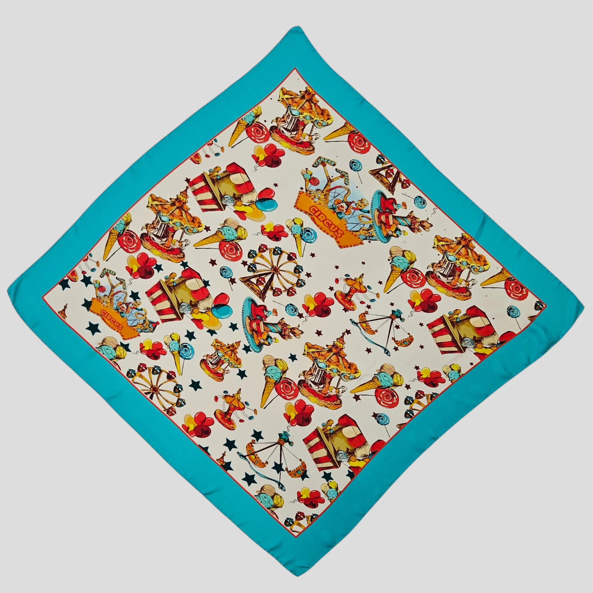 FOULARD SETA "LUNA PARK" - immagine 4