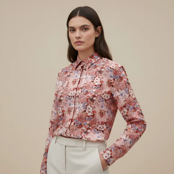 CAMICIA SETA BLANCA 1108