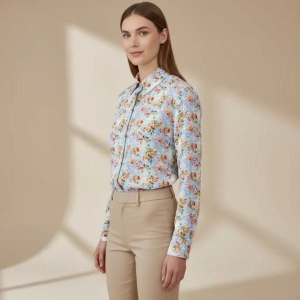 CAMICIA SETA BLANCA 3107