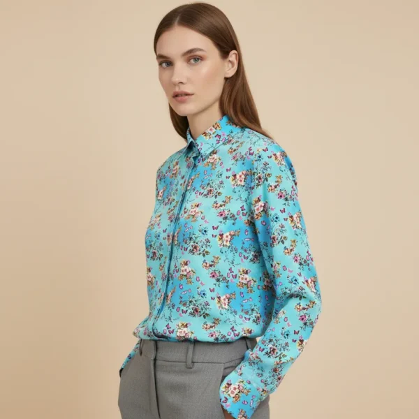 CAMICIA SETA BLANCA 3108