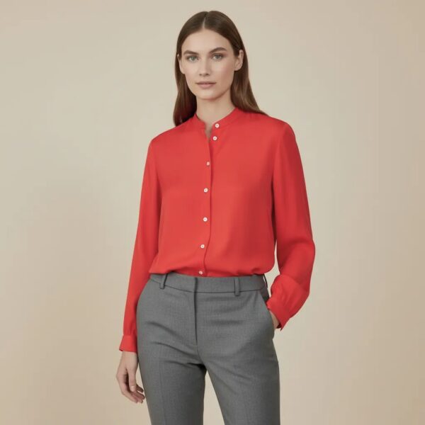 CAMICIA SETA PILAR 3111 CORALLO