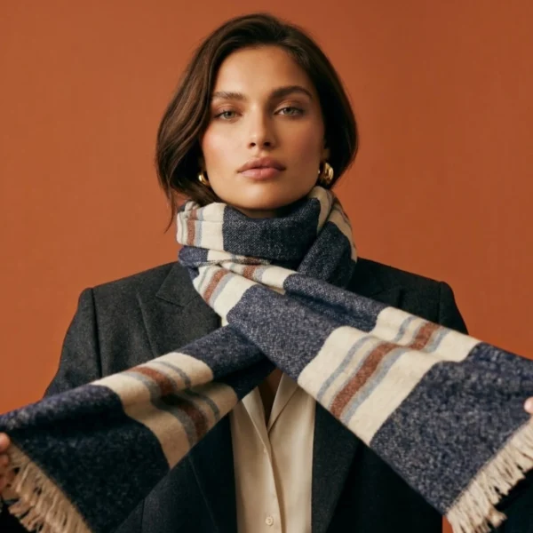 SCIARPA AMELIE BLU (Contenuto AI)