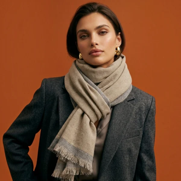 SCIARPA BRUNEI BEIGE (Contenuto AI)