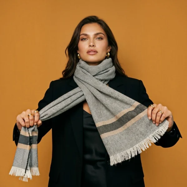 SCIARPA COLETTE GRIGIO (Contenuto AI)