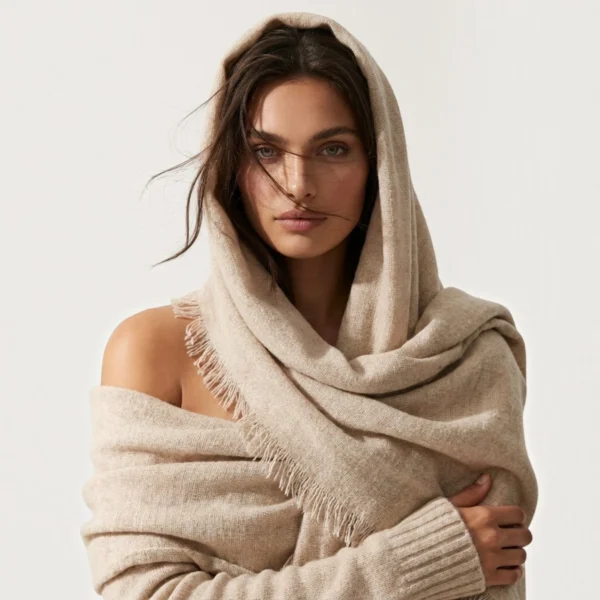 SCIARPA GABON BEIGE (Contenuto AI)