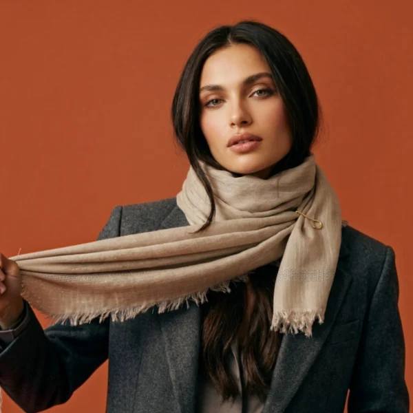 SCIARPA GUNNY CAMEL (Contenuto AI)