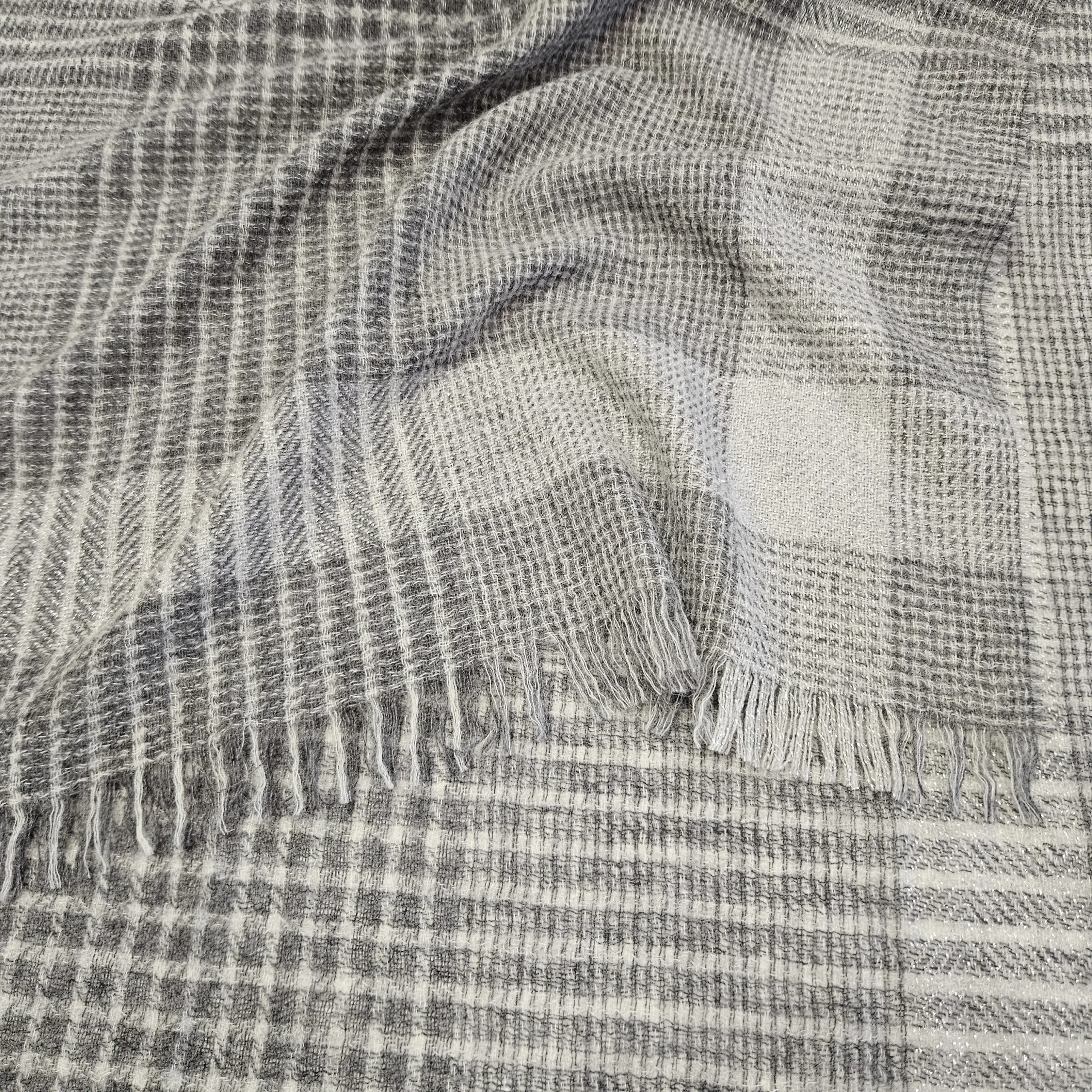 SCIARPA NINET GRIGIO LUREX - immagine 4